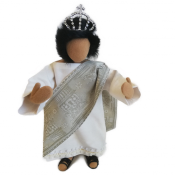 König David mit Diadem - mit Daumen - sofort verfügbar